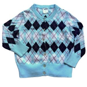 Crewcuts Argyle Cardigan Sweater
